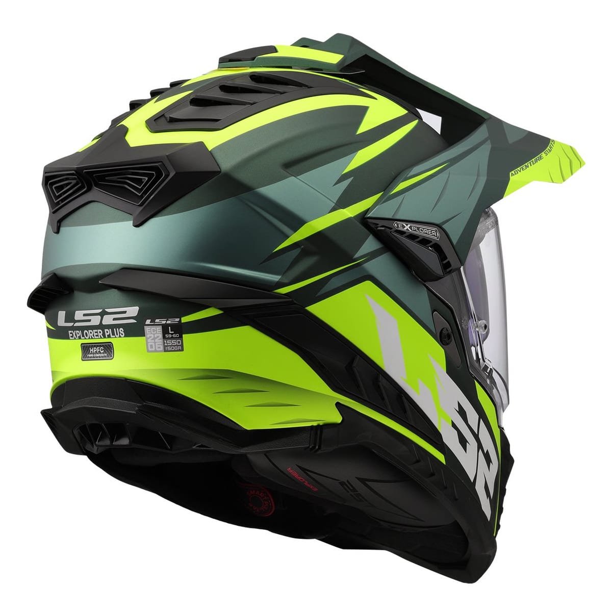 CASCO LS2 MX701 EXPLORER SPIRE VERDE AMARILLO MATE