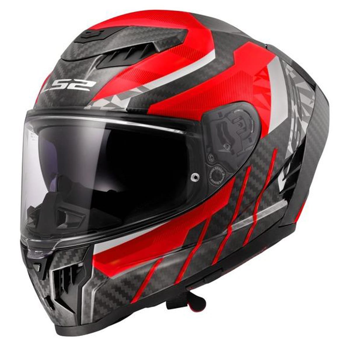 CASCO LS2 FF807 DRAGON C TRAX ROJO