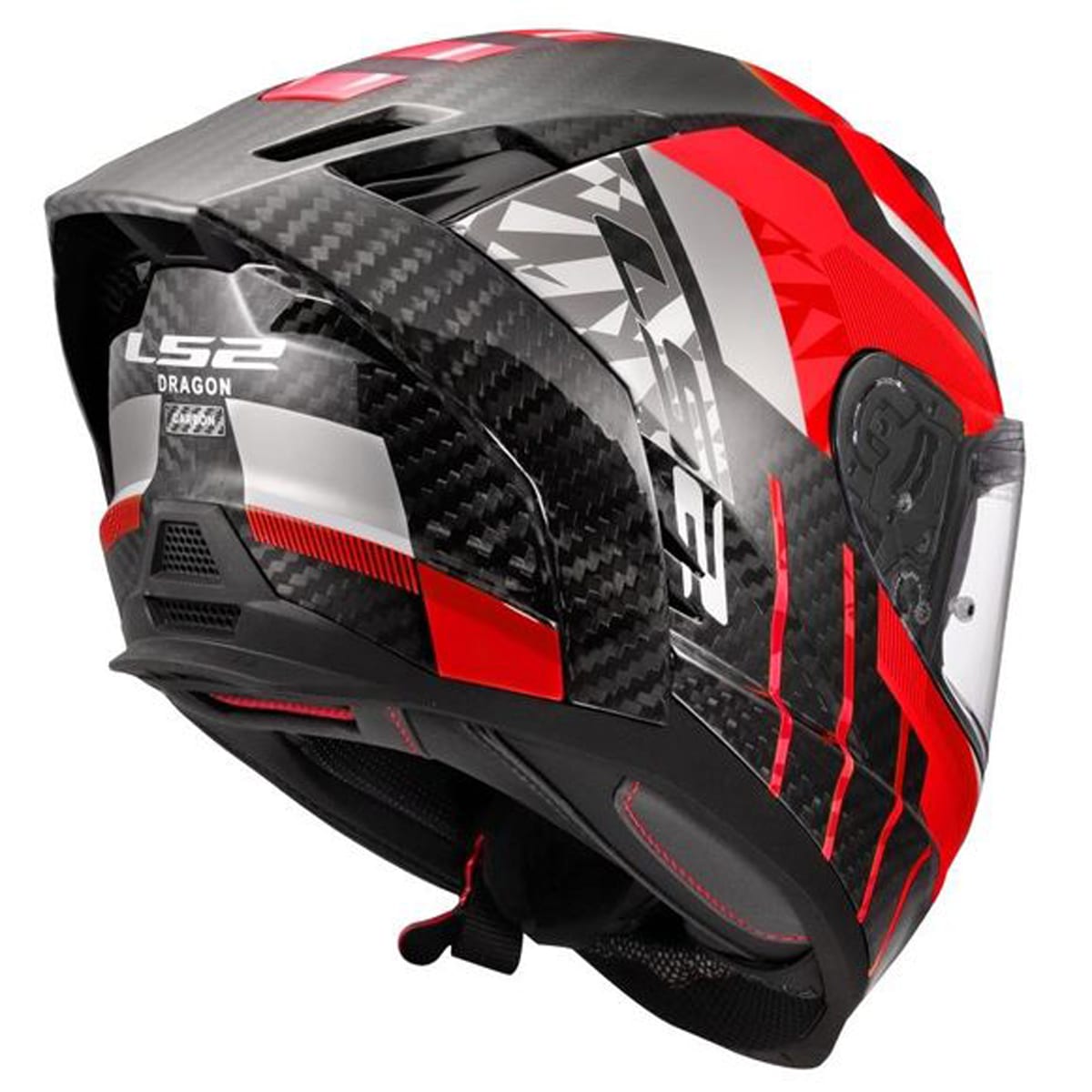 CASCO LS2 FF807 DRAGON C TRAX ROJO