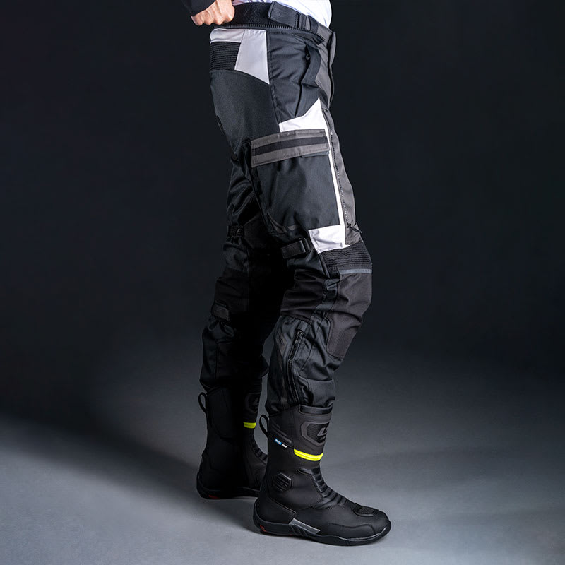 PANTALON LS2 NORWAY NEGRO GRIS