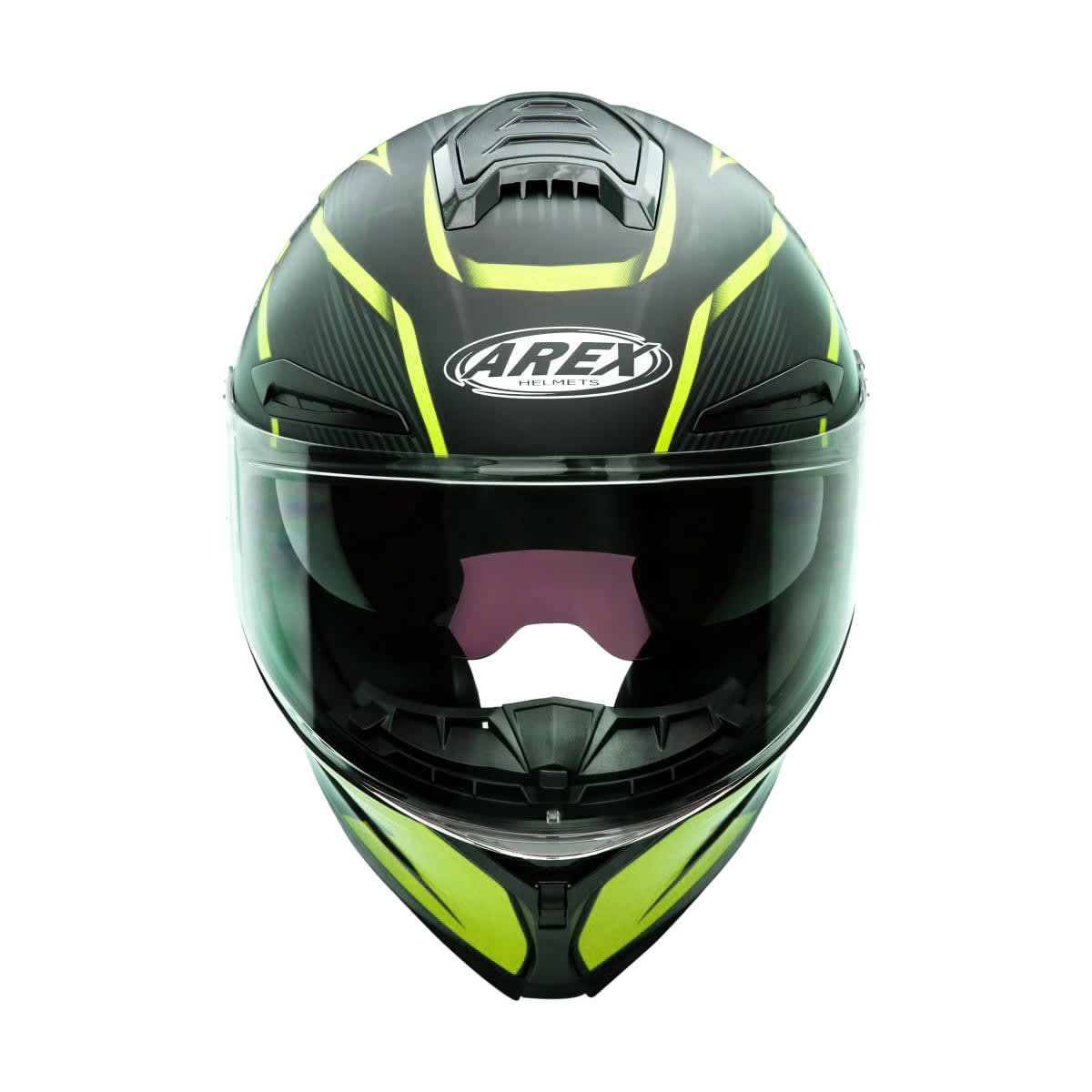 CASCO AREX MR-803 RUSH NEGRO AMARILLO FLUO MATE