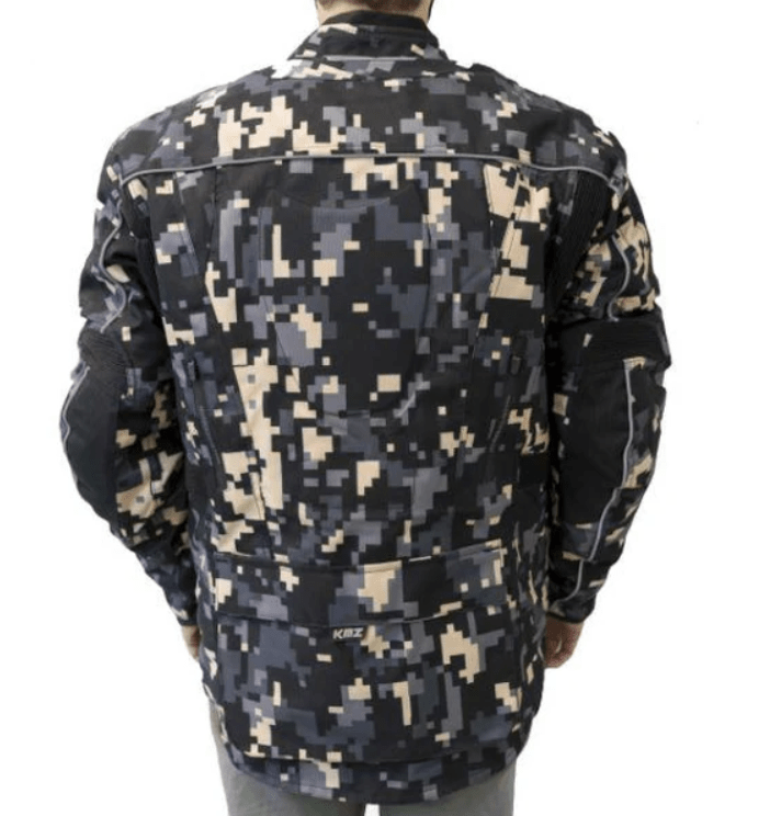 CHAQUETA KMZ LARGA IRAQ CAMO NEGRO KHAKI