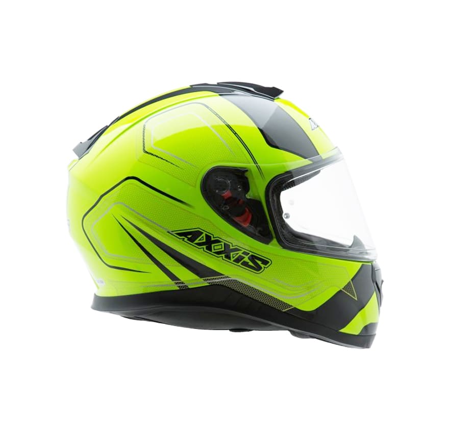 CASCO AXXIS THUNDER TRACE AMARILLO/NEGRO