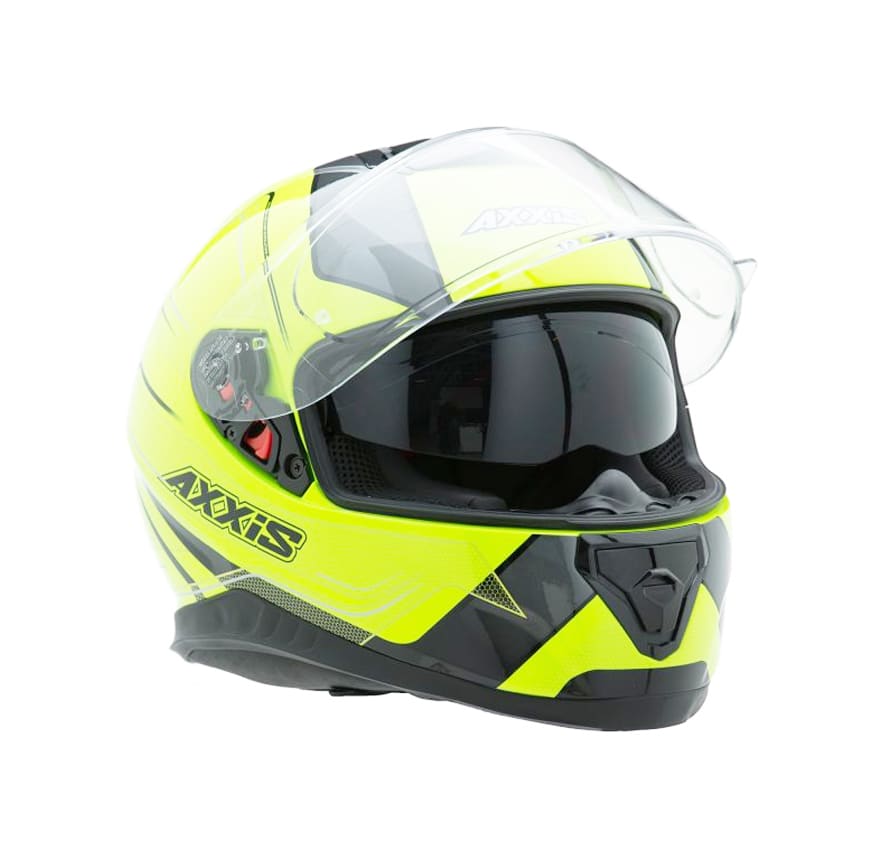 CASCO AXXIS THUNDER TRACE AMARILLO/NEGRO