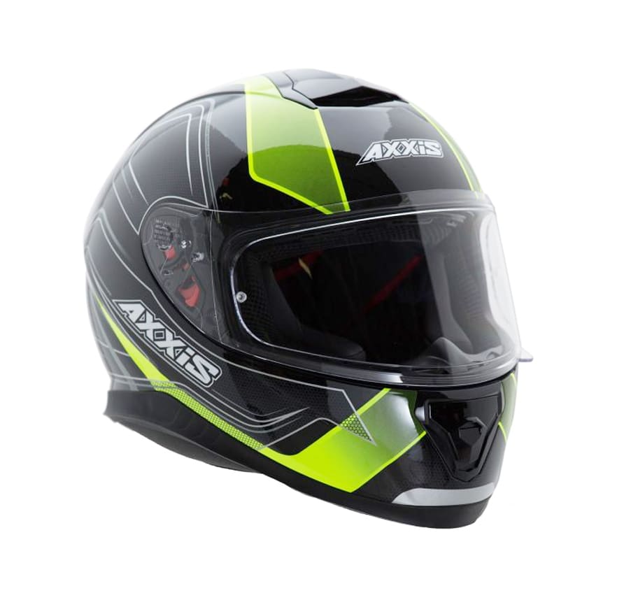 CASCO AXXIS THUNDER TRACE NEGRO/AMARILLO