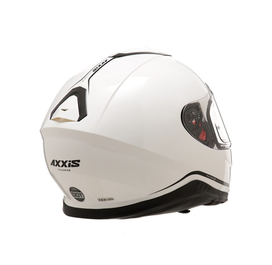 CASCO AXXIS THUNDER SOLID BLANCO