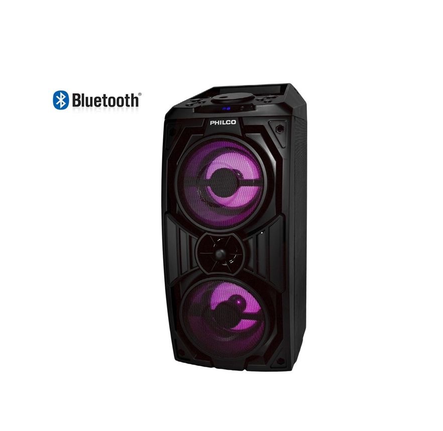 PARLANTE KARAOKE PHILCO MOD.540BK BLUET C/MICROF 2000W