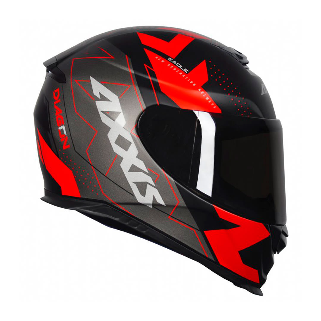 CASCO AXXIS EAGLE SV DIAGON B5 ROJO