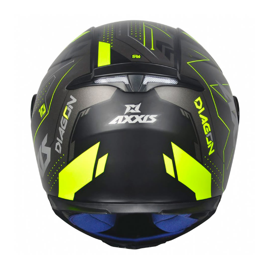 CASCO AXXIS EAGLE SV DIAGON B3 AMARILLO FLUOR