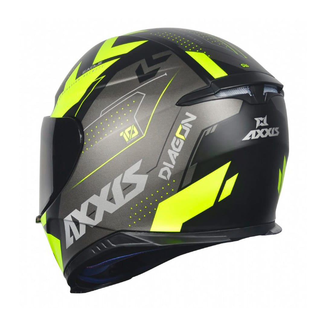 CASCO AXXIS EAGLE SV DIAGON B3 AMARILLO FLUOR