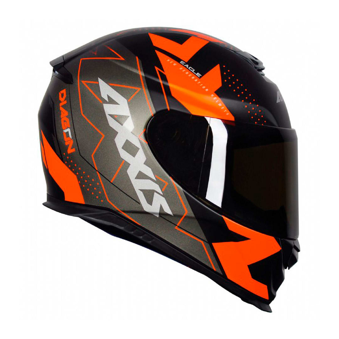 CASCO AXXIS EAGLE SV DIAGON B4 NARANJO