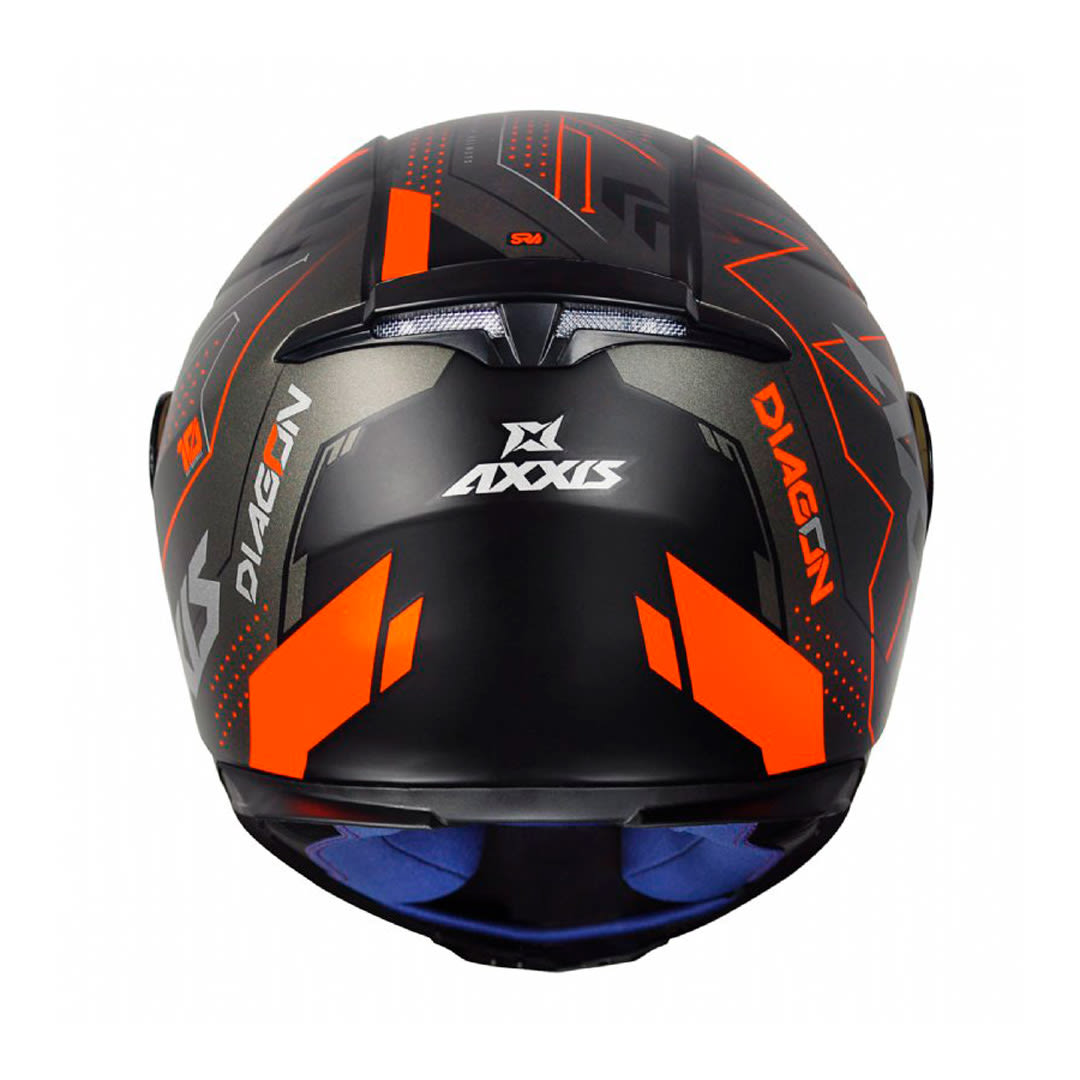 CASCO AXXIS EAGLE SV DIAGON B4 NARANJO