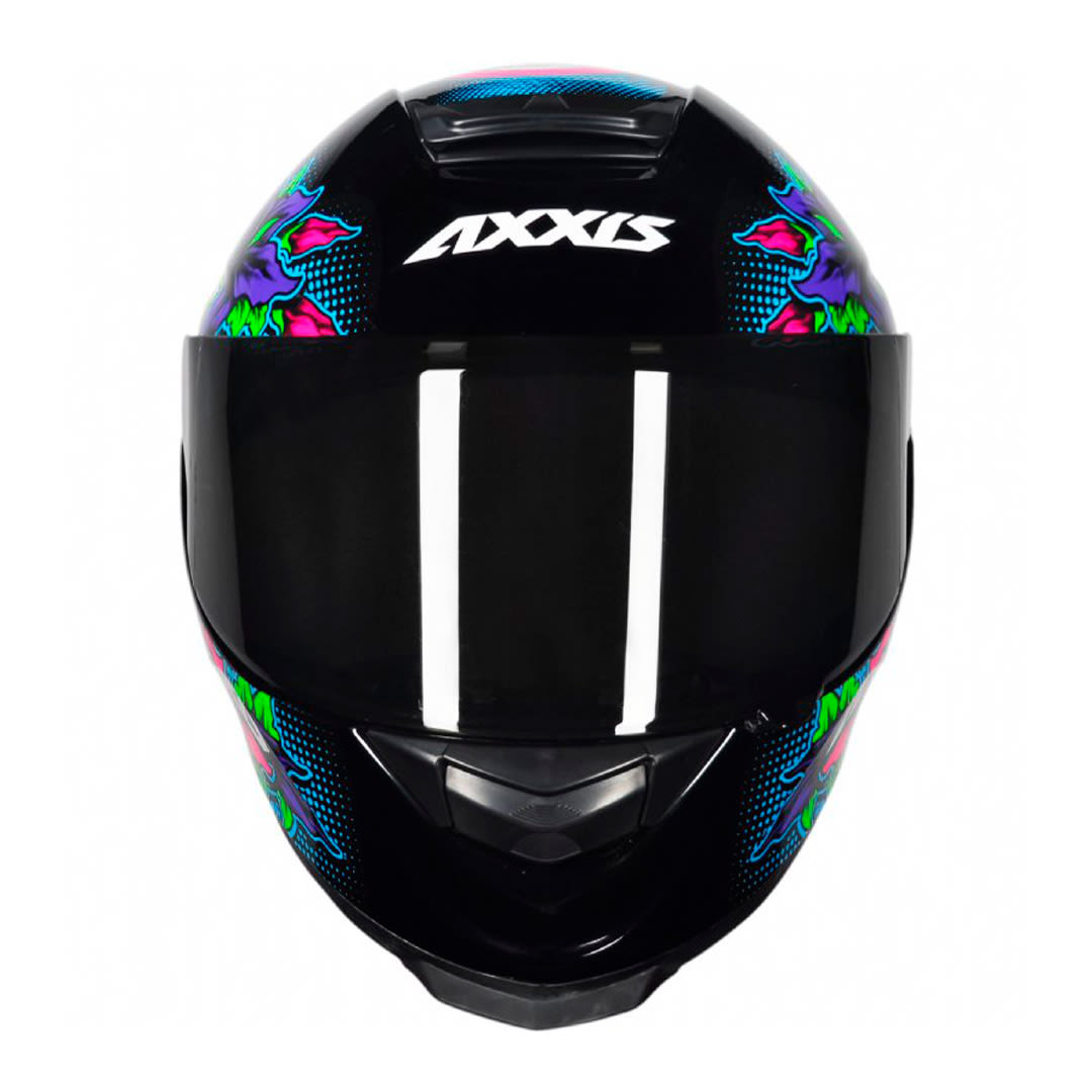 CASCO AXXIS EAGLE SV MEXICAN SKULL A1 NEGRO