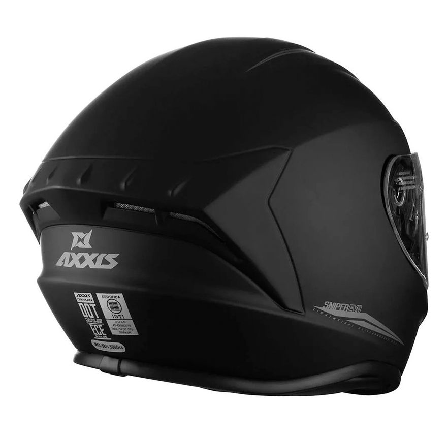 CASCO AXXIS DRAKEN A1 NEGRO MATE
