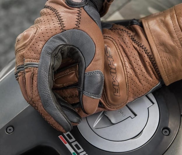 GUANTE SHIMA CALIBER BROWN