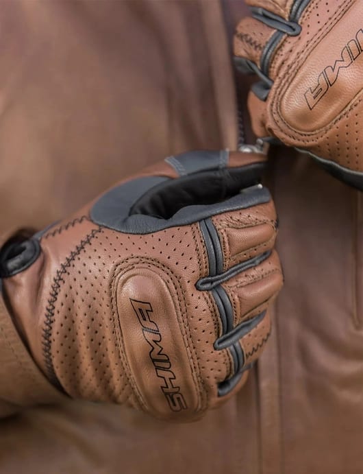 GUANTE SHIMA CALIBER BROWN