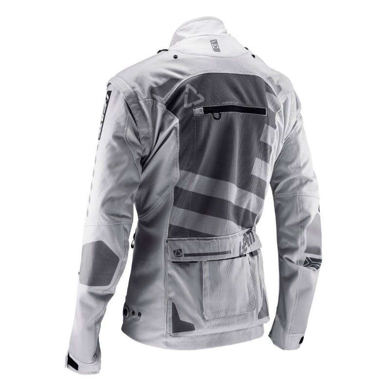 CHAQUETA LEATT GPX 4.5 X-FLOW BLANCO GRIS