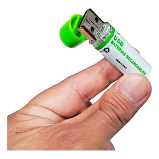ELEC 620147 BATERIAS RECARGABLE USB AA EWTTO 720MAH