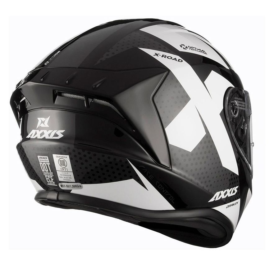 CASCO AXXIS DRAKEN B6 NEGRO BRILLO