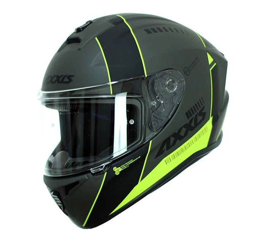 CASCO AXXIS DRAKEN MP4 NEGRO AMARILLO