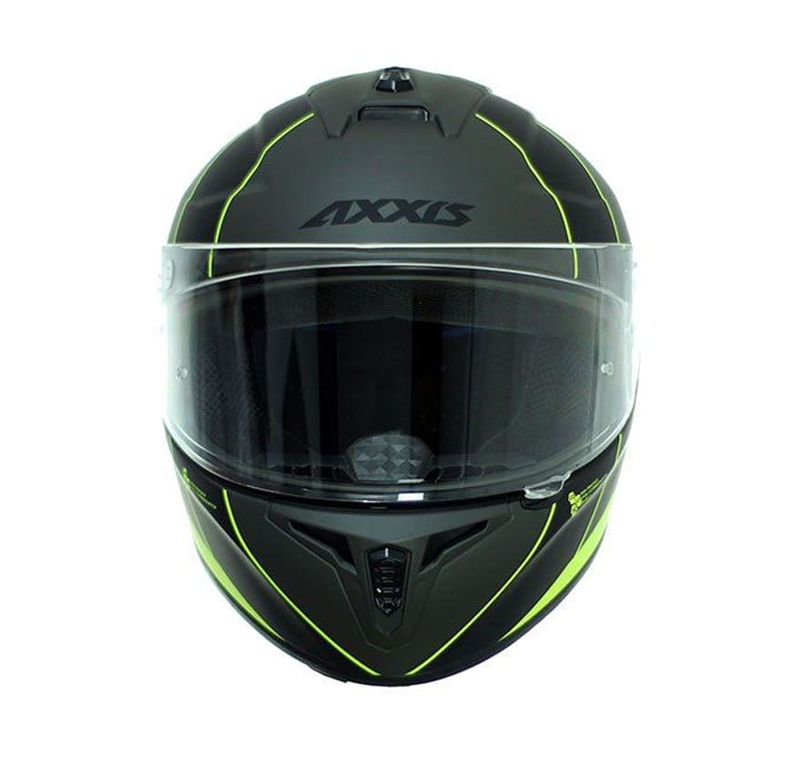 CASCO AXXIS DRAKEN MP4 NEGRO AMARILLO