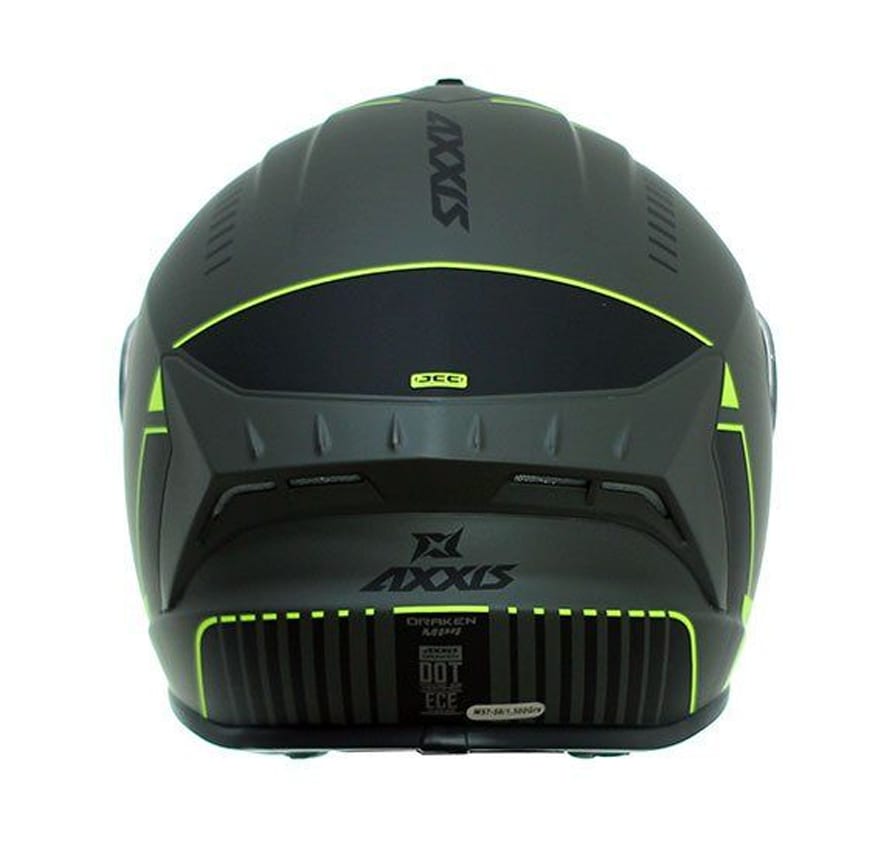 CASCO AXXIS DRAKEN MP4 NEGRO AMARILLO
