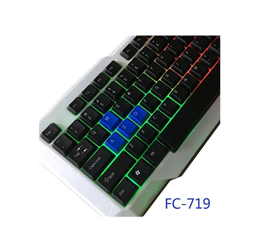 TECLADO PC GAMER WEIBO FC-719 COD.13539 C/LUZ