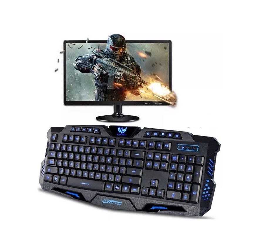 TECLADO PC GAMER COD.2123 MOD.M200 RETROILUMINADO