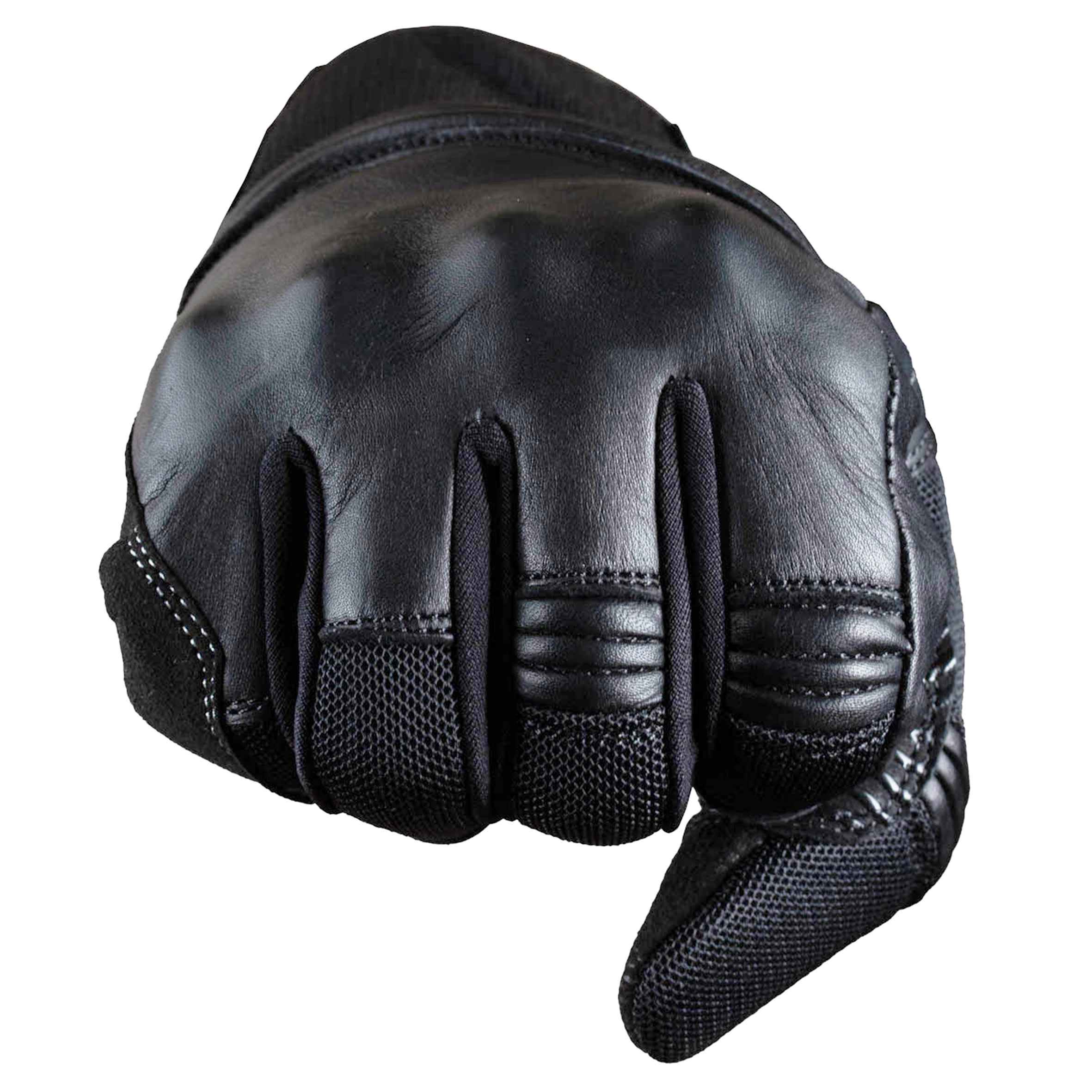 GUANTE CUERO ARMAD MESH 1 NEGRO