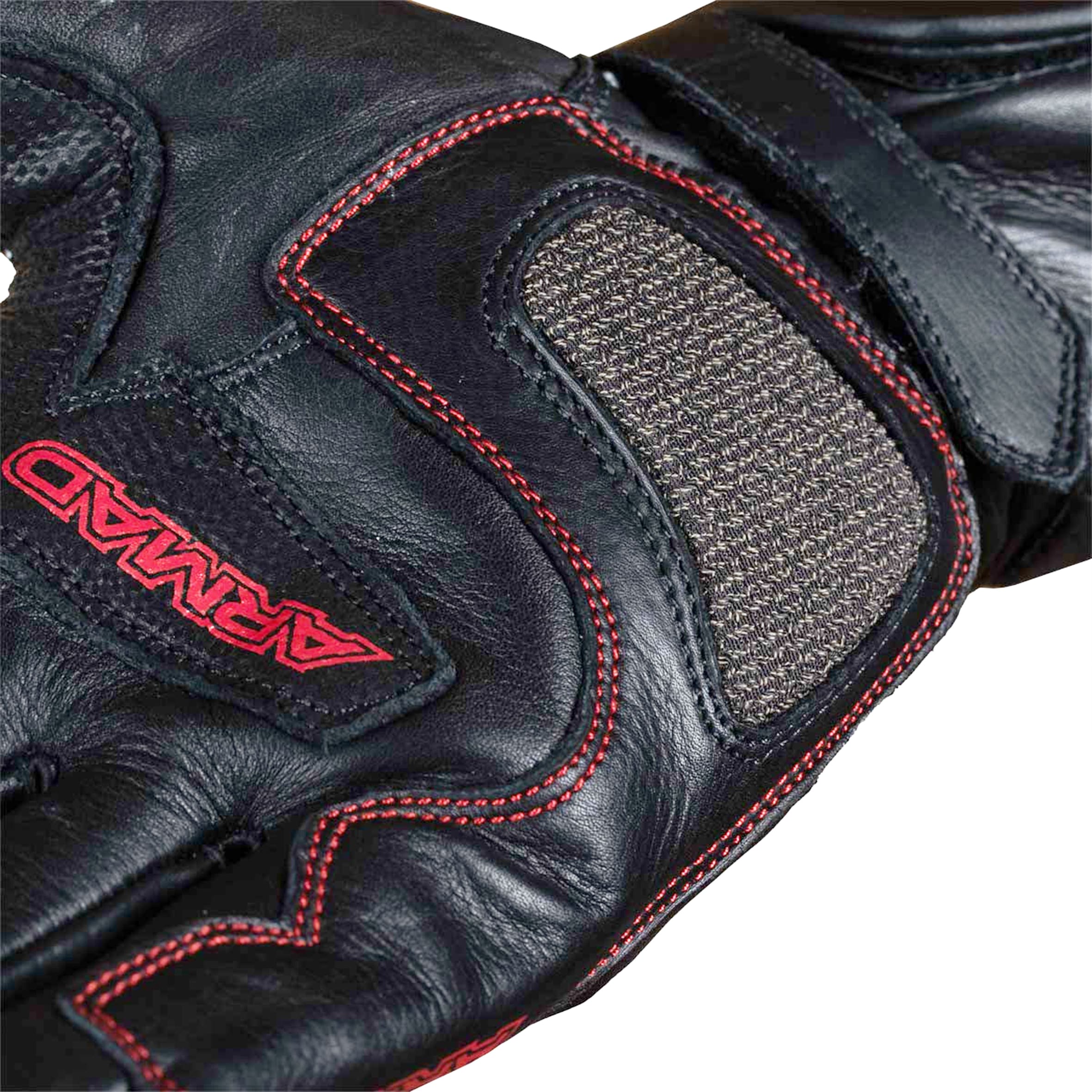 GUANTE CUERO ARMAD MIKE GP FULL NEGRO