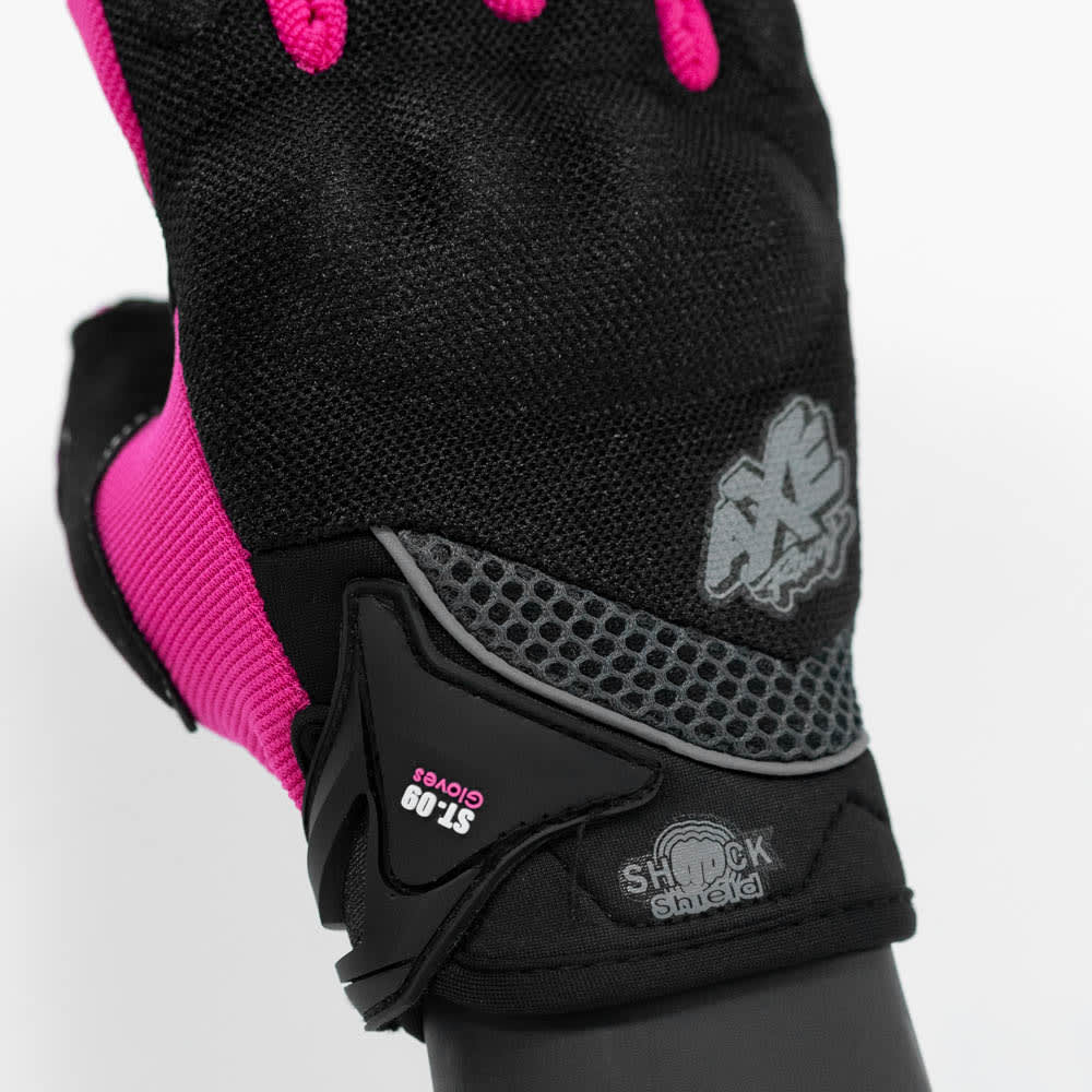 GUANTE AXE ST-09 NEGRO ROSA