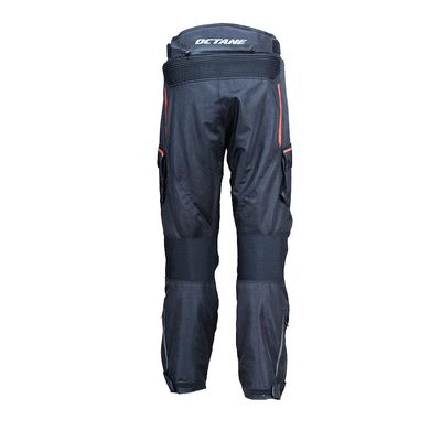 PANTALON OCTANE SUSPENSION NEGRO ROJO