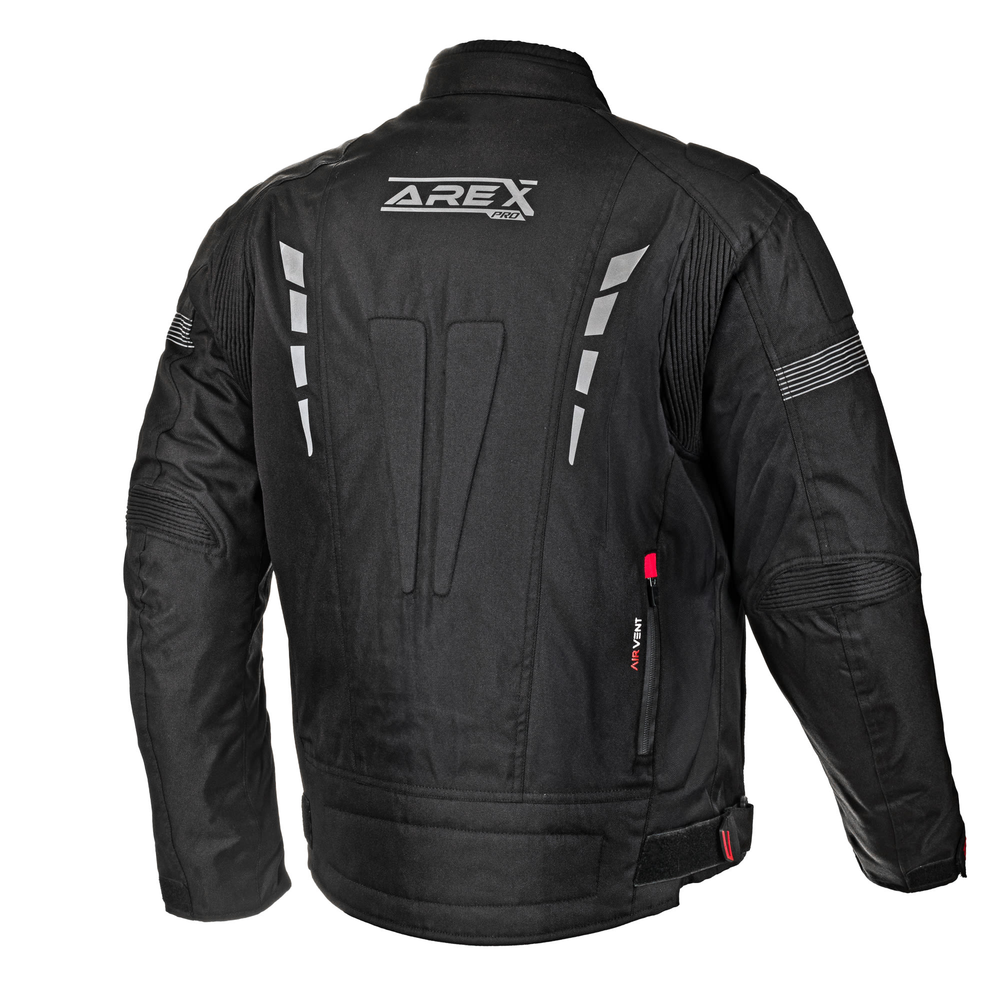 CHAQUETA AREX HUNTER NEGRO ROJO