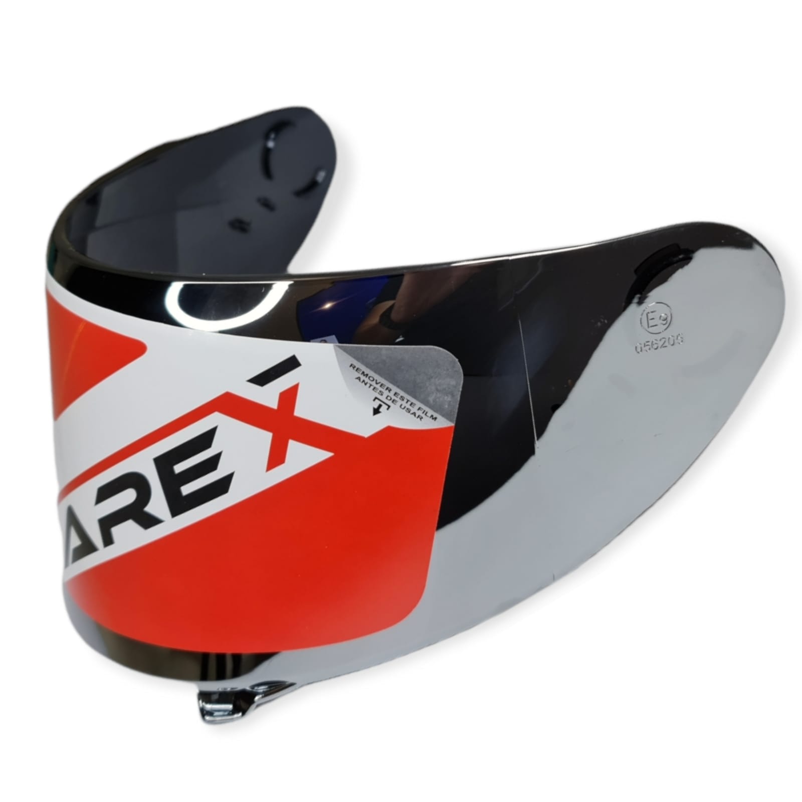 VISOR MICA AREX MR-16 IRIDIUM SILVER (ESPEJO)