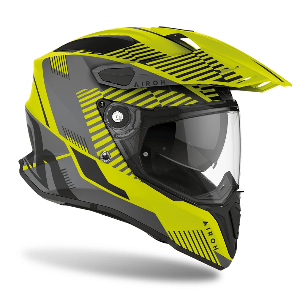 CASCO AIROH COMMANDER NEGRO AMARILLO