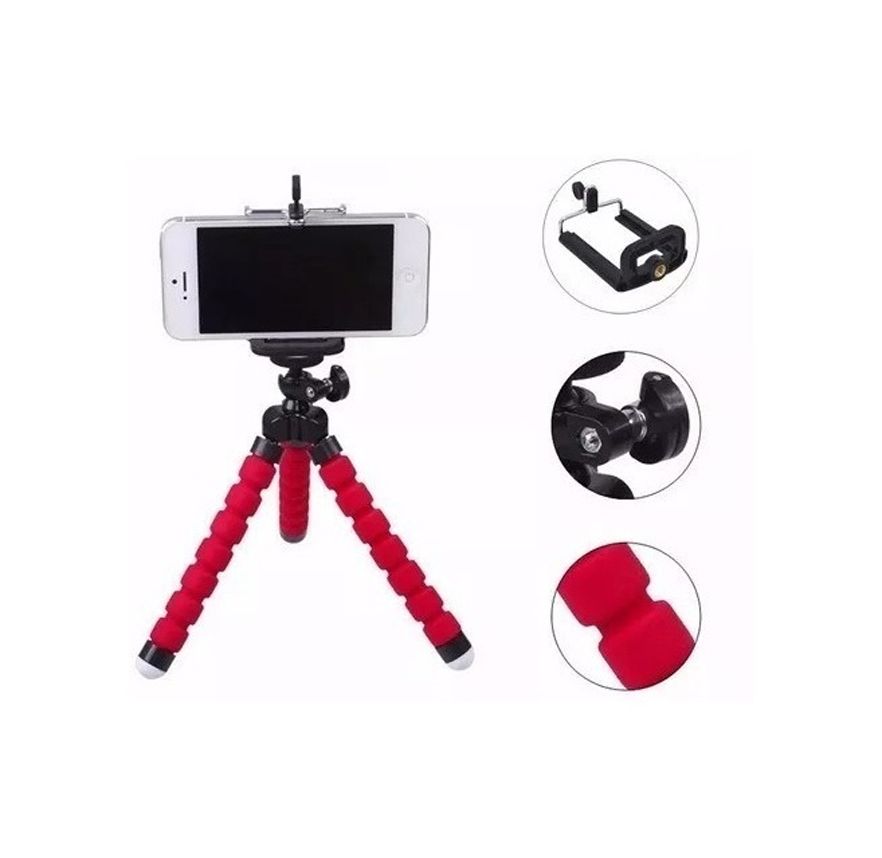 TRIPODE BASTON SELFIE FLEXIBLE COLORES