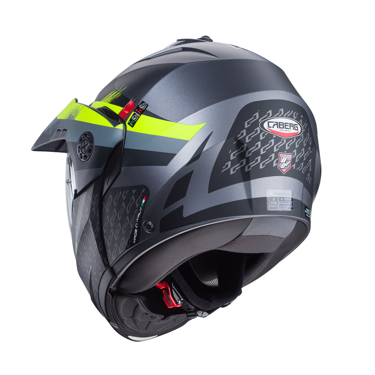 CASCO CABERG TOURMAX X SARABE MATT GUN METAL/BLACK/YELLOW