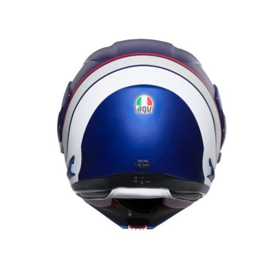 CASCO AGV COMPACT BOSTON AZUL/BCO/ROJO