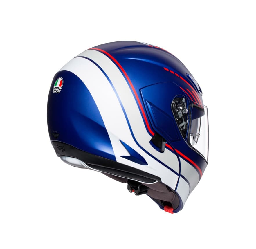CASCO AGV COMPACT BOSTON AZUL/BCO/ROJO