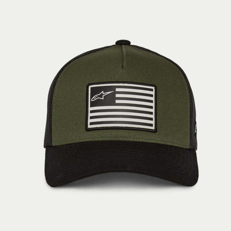 ALPINESTARS GORRO FLAG SNAPBACK VERDE MILITAR