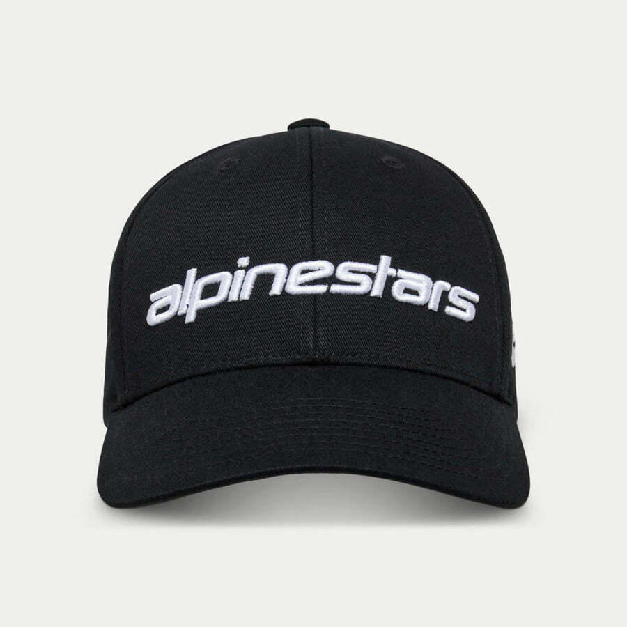 GORRO ALPINESTARS LINEAR WORDMARK 2.0 NEGRO BLANCO