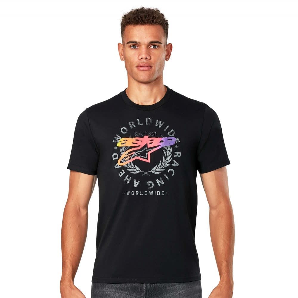 POLERA ALPINESTARS OVERLAY SS CSF NEGRO