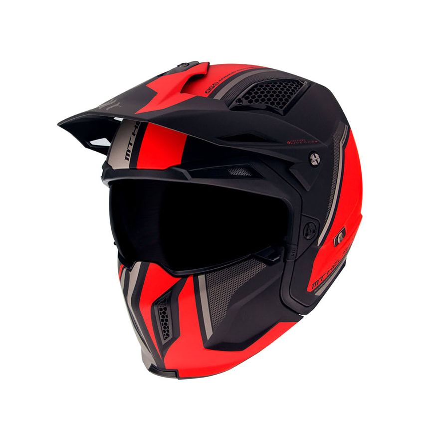CASCO MT STREETFIGHTER SV TWIN C5 ROJO MATE
