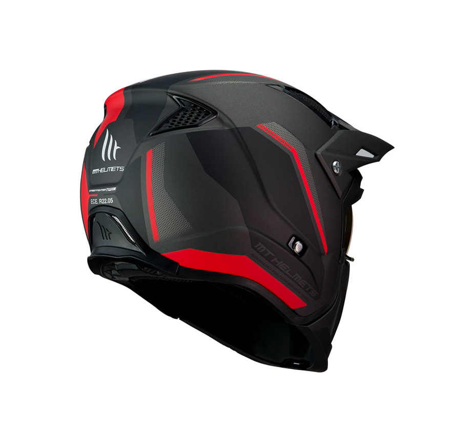 CASCO MT STREETFIGHTER SV TWIN C5 ROJO MATE