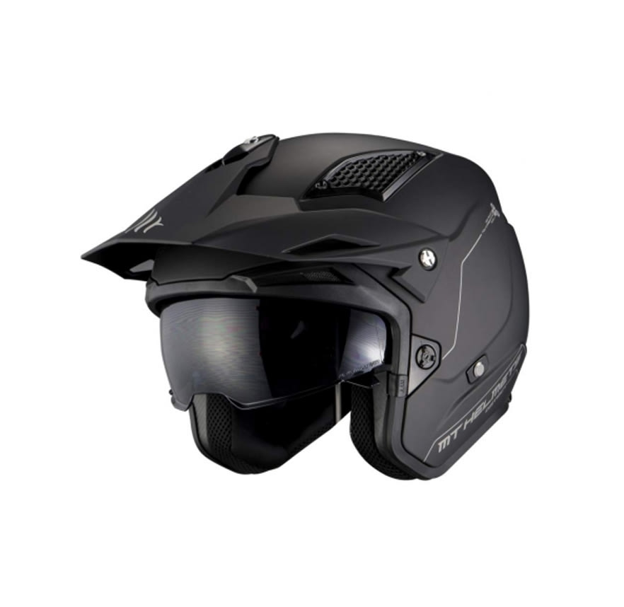 CASCO MT STREETFIGHTER SV SOLID A1 NEGRO MATE