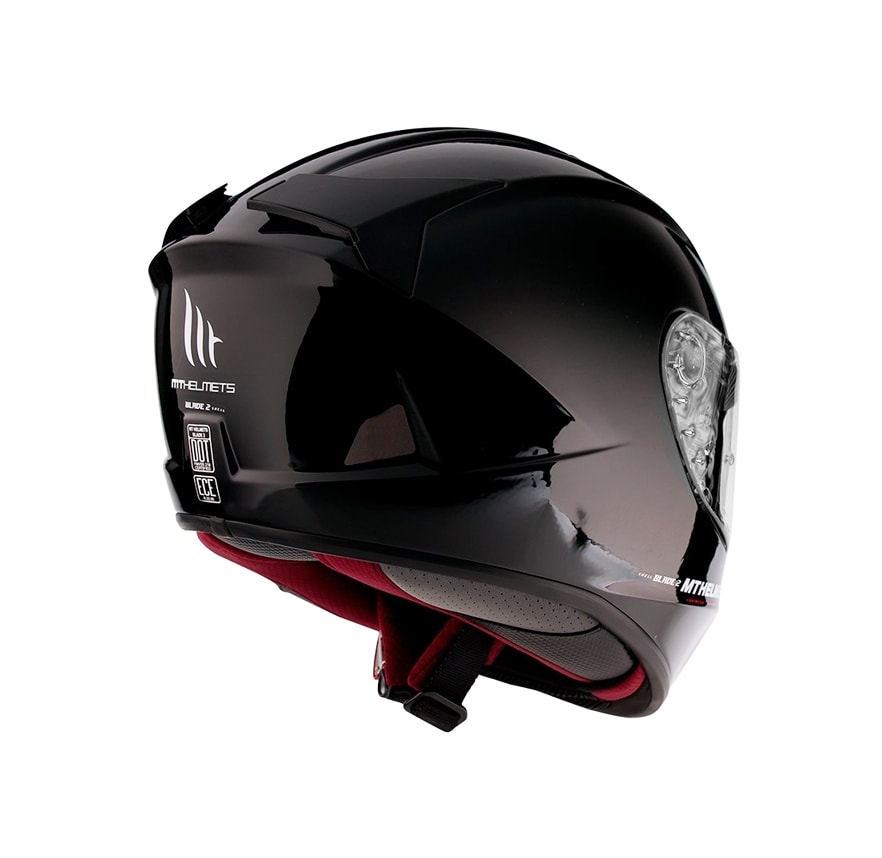 CASCO MT BLADE 2 SV SOLID A1 NEGRO BRILLANTE