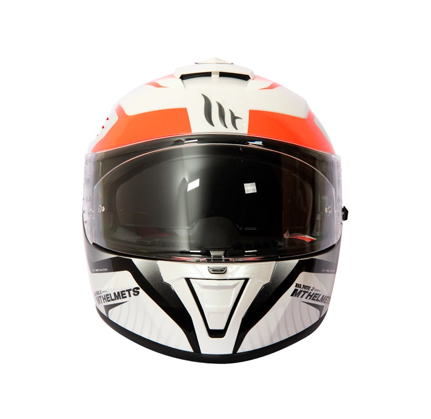 CASCO MT BLADE 2 SV BLASTER E0 BCO/NARANJO FLUOR