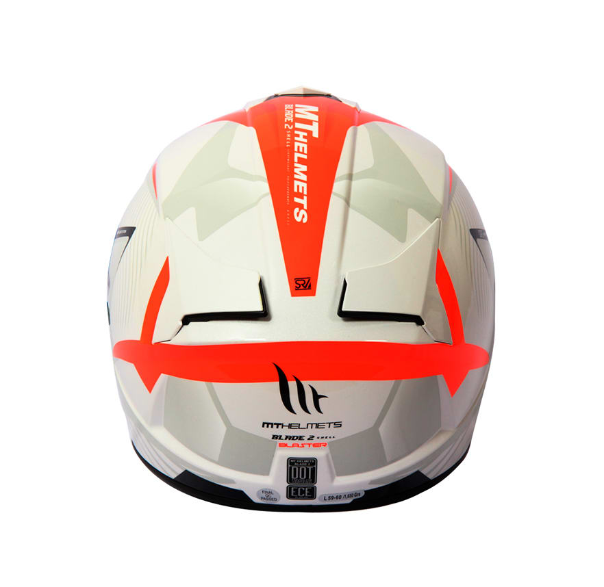 CASCO MT BLADE 2 SV BLASTER E0 BCO/NARANJO FLUOR