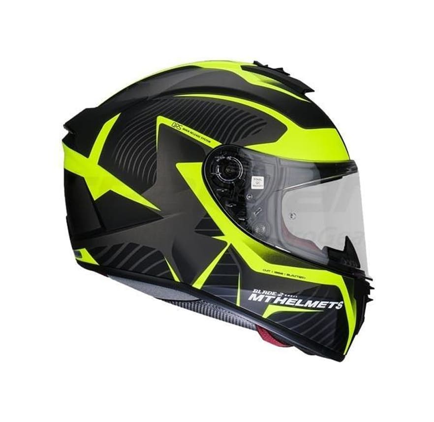 CASCO MT BLADE 2 SV BLASTER B4 NGO/AMLLO FLUOR MAT