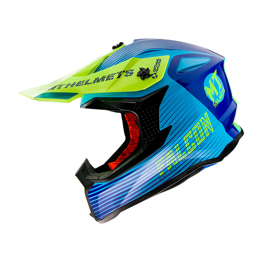 CASCO MT FALCON SYSTEM C3 AMARILLO FLUOR BRILLO